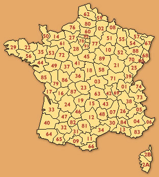 Carte de France